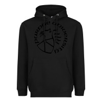 Black Purdue University Heavyweight Hoodie - linhVisuals