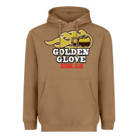 Toasted Coconut Golden Glove Boxing Club, King of the Ring Outfit. Heavyweight Hoodie - linhVisuals