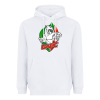 White jhc bars Heavyweight Hoodie - linhVisuals