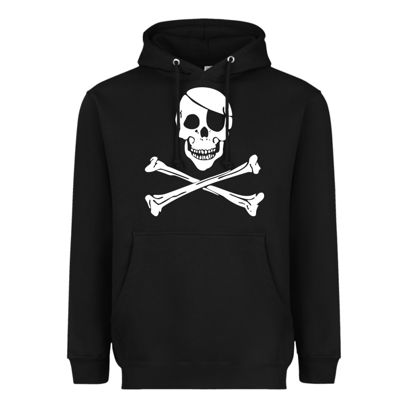 Skull Crossbones Heavyweight Hoodie by linhVisuals | Teevron
