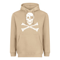 Mushroom skull crossbones Heavyweight Hoodie - linhVisuals