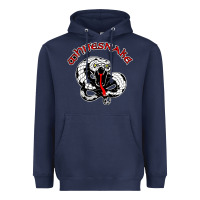 Navy whitesnake ws Heavyweight Hoodie - linhVisuals