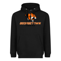 Black georgetown college tiger Heavyweight Hoodie - linhVisuals