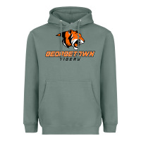 Sage georgetown college tiger Heavyweight Hoodie - linhVisuals