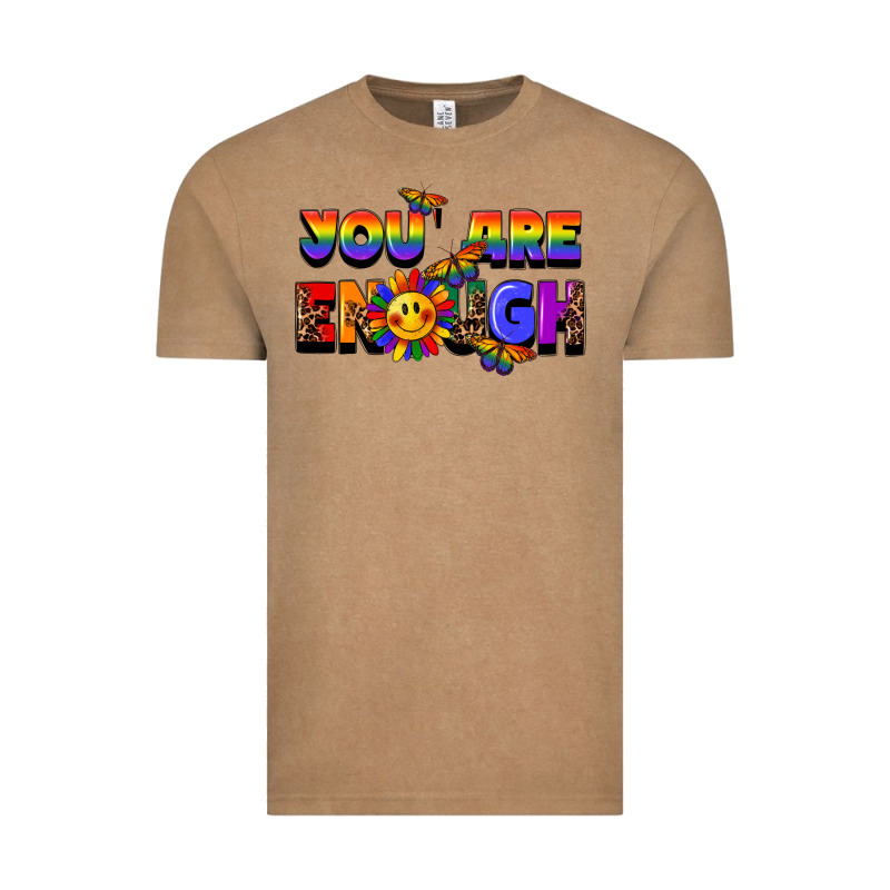 You Are Enough Vintage Tee by FaDigitalArtStudio | Teevron