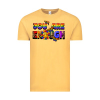 Vintage Mustard you are enough Vintage Tee - FaDigitalArtStudio