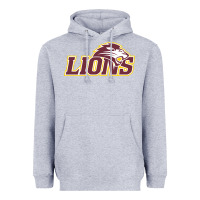 Heather Grey freed–hardeman university lion Heavyweight Hoodie - linhVisuals