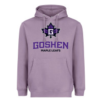 Goshen College Maple Leafs2 Vectorized Heavyweight Hoodie | Teevron