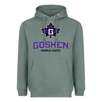 Sage goshen college maple leafs2 vectorized Heavyweight Hoodie - linhVisuals