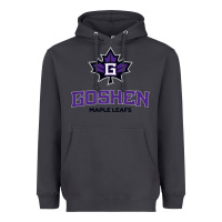 Smoke goshen college maple leafs2 vectorized Heavyweight Hoodie - linhVisuals