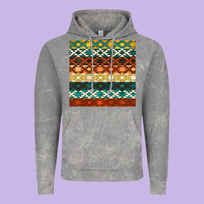 Native American Aztec Seamless Pattern 1 Vintage Hoodie Designed By Bundleandbundleshop