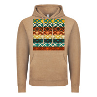 Vintage Coffee native american aztec seamless pattern 1 Vintage Hoodie - BundleAndBundleShop