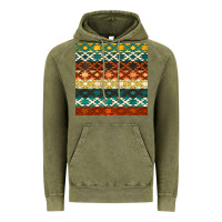 Vintage Olive native american aztec seamless pattern 1 Vintage Hoodie - BundleAndBundleShop