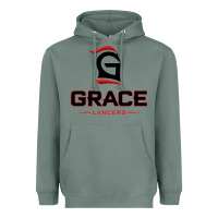 Sage grace college & seminary lancers1 vectorized Heavyweight Hoodie - linhVisuals
