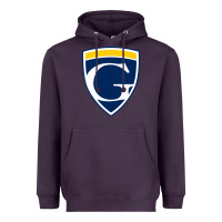 Plum graceland university yellowjackets vectorized Heavyweight Hoodie - linhVisuals
