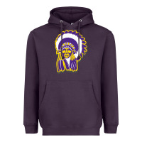 Plum haskell indian Heavyweight Hoodie - linhVisuals