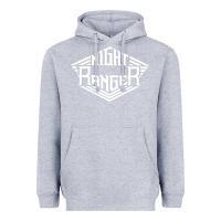 Heather Grey night ranger Heavyweight Hoodie - linhVisuals