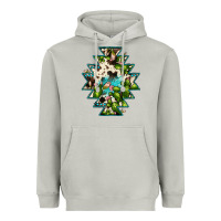 Moon Dust aztec  cowhide cactus gemstone Heavyweight Hoodie - JahusDesignShop