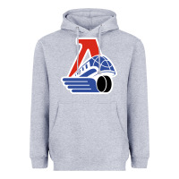 Heather Grey lokomotiv yaroslavl Heavyweight Hoodie - linhVisuals