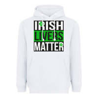 White irish livers matter   funny st patricks day irish drinking t shirts te Heavyweight Hoodie - linhVisuals