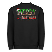 Black merry christmas Heavyweight Sweatshirt - AdoDesignShop