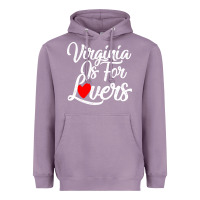 Lavender virginia is for lovers Heavyweight Hoodie - linhVisuals