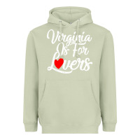 Matcha virginia is for lovers Heavyweight Hoodie - linhVisuals