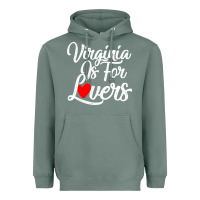 Sage virginia is for lovers Heavyweight Hoodie - linhVisuals