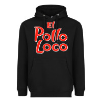 Black El Pollo Loco Heavyweight Hoodie - linhVisuals
