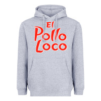 Heather Grey El Pollo Loco Heavyweight Hoodie - linhVisuals