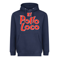 Navy El Pollo Loco Heavyweight Hoodie - linhVisuals