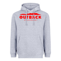Heather Grey outback steakhouse Heavyweight Hoodie - linhVisuals