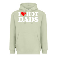 Matcha i love hot dads shirt i heart Heavyweight Hoodie - linhVisuals