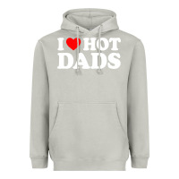 Moon Dust i love hot dads shirt i heart Heavyweight Hoodie - linhVisuals