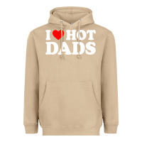 Mushroom i love hot dads shirt i heart Heavyweight Hoodie - linhVisuals