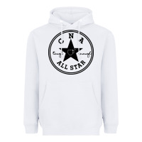 White all star cna Heavyweight Hoodie - linhVisuals