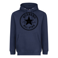 Navy all star husband Heavyweight Hoodie - linhVisuals