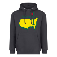 Smoke MASTER GOLF TOURNAMENT Heavyweight Hoodie - linhVisuals