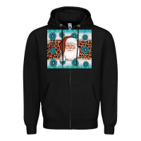 Black santa gemstone Zipper Hoodie - AdoDesignShop