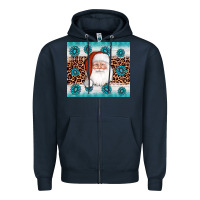 Navy santa gemstone Zipper Hoodie - AdoDesignShop