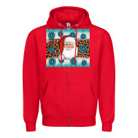 Red santa gemstone Zipper Hoodie - AdoDesignShop