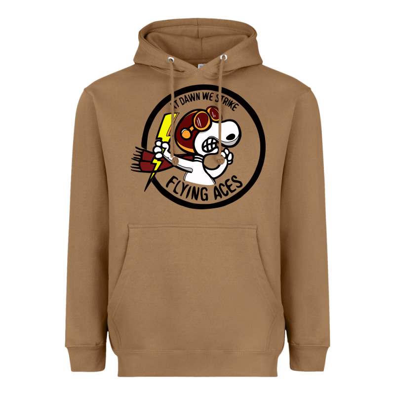 Flying Aces Heavyweight Hoodie by linhVisuals | Teevron