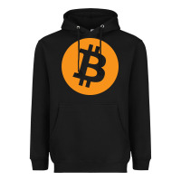 Black bitcoin ledger blockchain satoshi btc Heavyweight Hoodie - linhVisuals