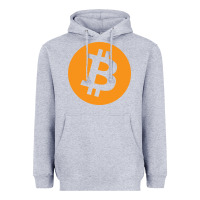 Heather Grey bitcoin ledger blockchain satoshi btc Heavyweight Hoodie - linhVisuals