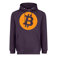 Plum bitcoin ledger blockchain satoshi btc Heavyweight Hoodie - linhVisuals