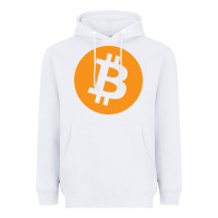 White bitcoin ledger blockchain satoshi btc Heavyweight Hoodie - linhVisuals