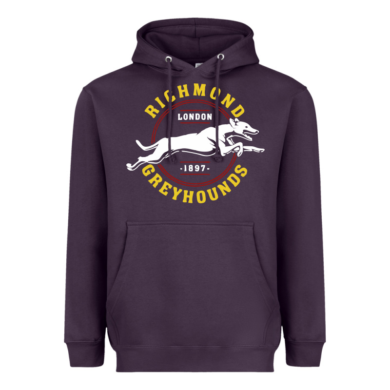Richmond Greyhounds Lon Don 1897 Heavyweight Hoodie by linhVisuals | Teevron
