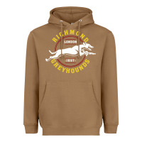 Toasted Coconut Richmond Greyhounds Lon Don 1897 Heavyweight Hoodie - linhVisuals