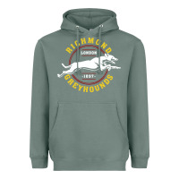 Sage Richmond Greyhounds Lon Don 1897 Heavyweight Hoodie - linhVisuals
