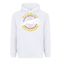White Richmond Greyhounds Lon Don 1897 Heavyweight Hoodie - linhVisuals